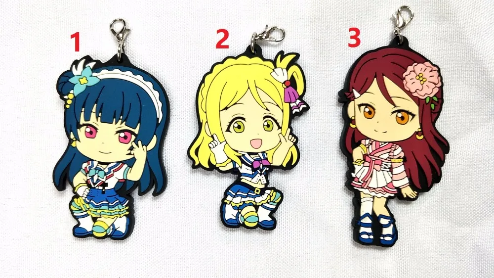 Брелок в стиле аниме Love Live резиновый ремешок для телефона подвеска Нико Рин Umi Maki