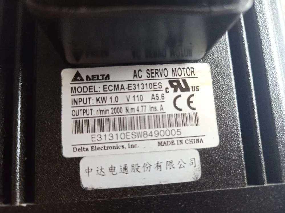 

Free DHL/EMS good quality for DELTA servo drive motor ecma-e31310es ECMA E31310 ES