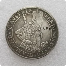 1564-1595 Австрия 1 Taler-Ferdinand II hall mint точная копия отличной монеты