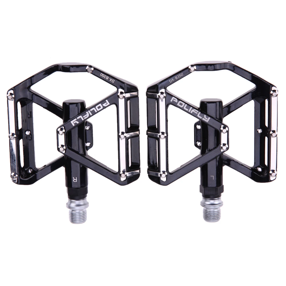 

2017 Bicycle Aluminum Alloy Mountain Bike Pedals Road Cycling Sealed Black Bearing Pedals BMX UltraLight Bicycle Parts Pedals