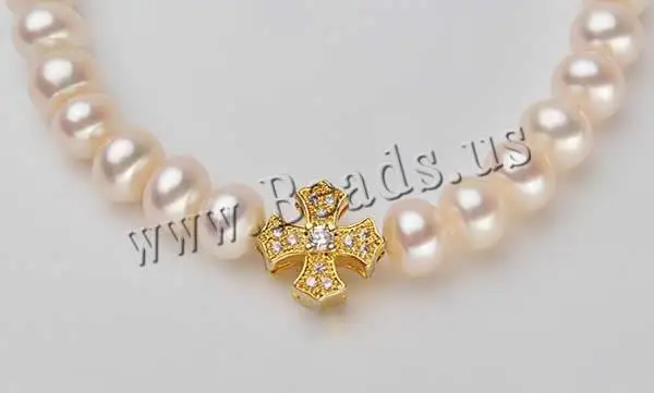 Free shipping!!!Freshwater Cultured Pearl Bracelet Sexy Jewelry Freshwater brass lobster clasp with 5cm extender chain | Украшения и