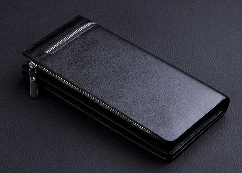 جديد Bifold الرجال محفظة العلامة التجارية الشهيرة رجل محفظة جلدية طويلة مخلب الذكور المال محفظة حامل بطاقات التعريف الشخصية Carteira الغمد