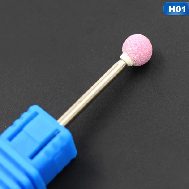1 шт. розовые цвета керамические каменные сверла для ногтей инструменты для дизайна ногтей Электрический Маникюрный станок аксессуары резак пилочки для ногтей