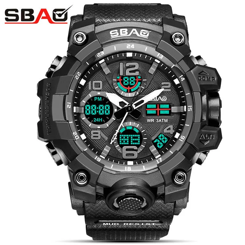 

Middle School Student More Function Motion Wrist Watch Outdoors Waterproof Alarm Clock Noctilucent S8005E