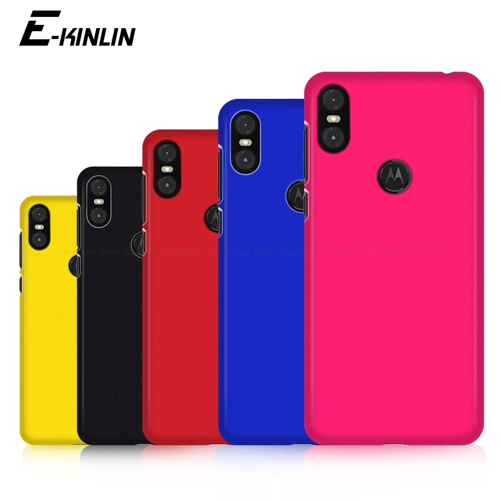 

Ultra Thin Slim Matte Hard PC Plastic Phone Case For Motorola Moto One vision Power P50 P30 Play note Frosted Back Cover