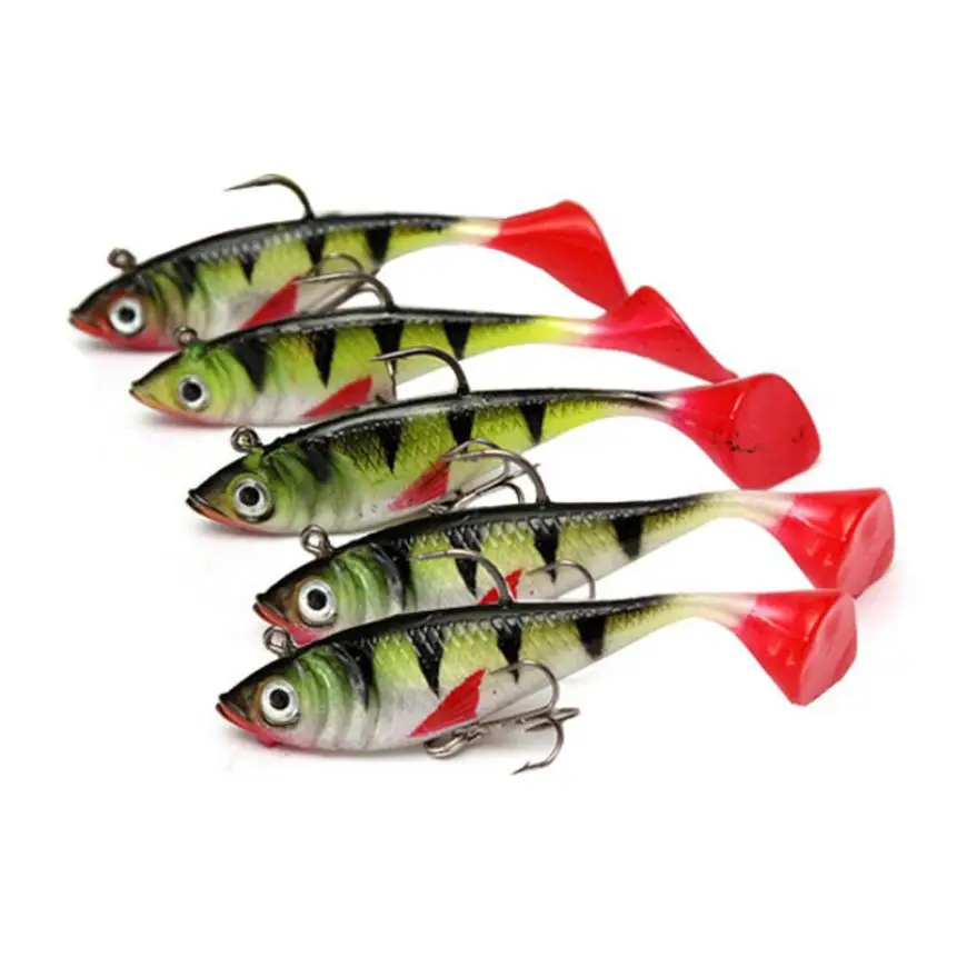 Buy Traveling 5pc fishing tackle soft bait lure kit