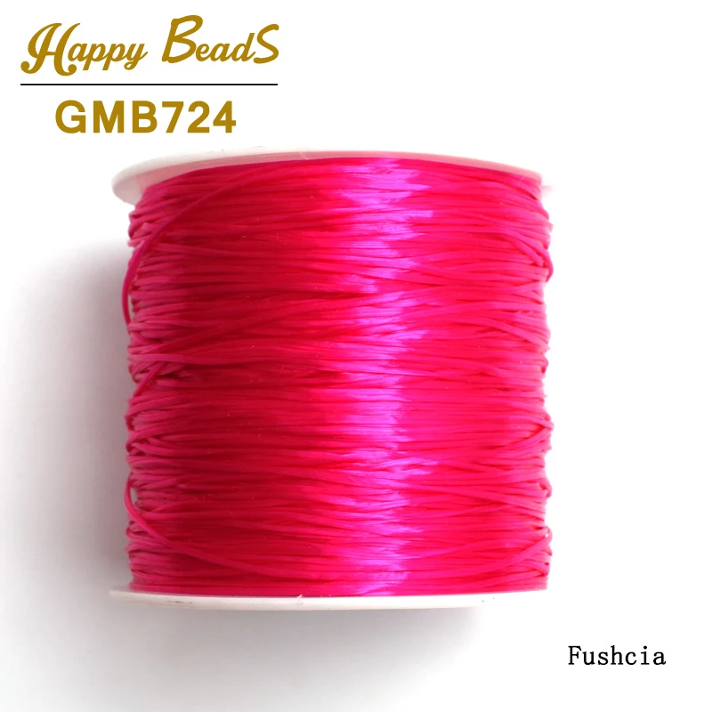 60 м/рулон эластичная нейлоновая нить 0 6 мм 10 цветов|elastic thread|cord stringthread elastic |