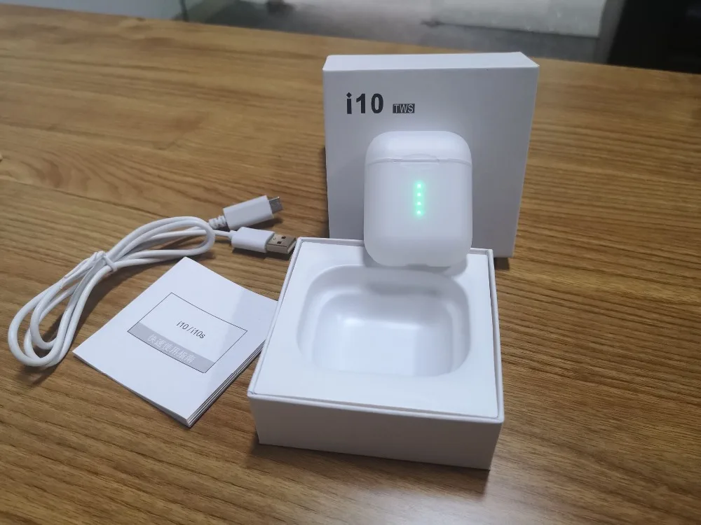 

original true i10 tws 1:1 Bluetooth Earphones Wireless headsets Bluetooth 5.0 Earbuds Touch control headset for all smart phone