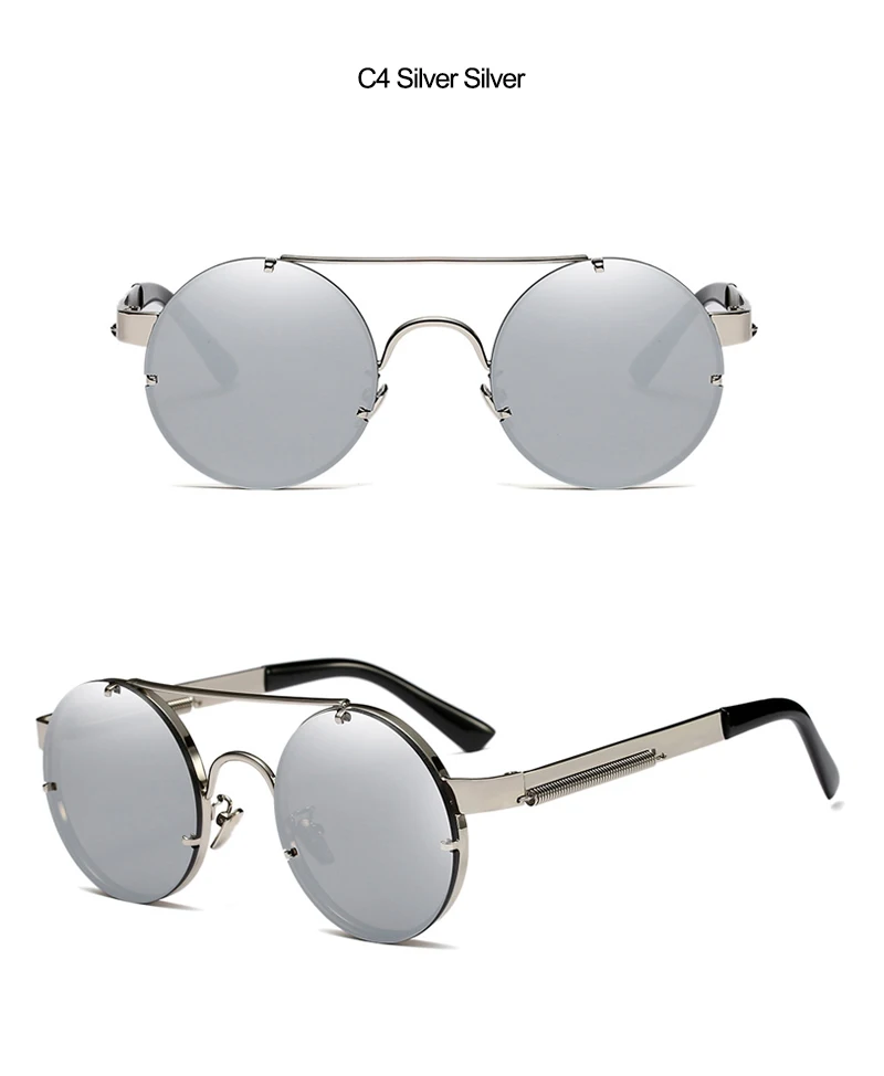 2018 New Round Unisex Sunglasses (14)