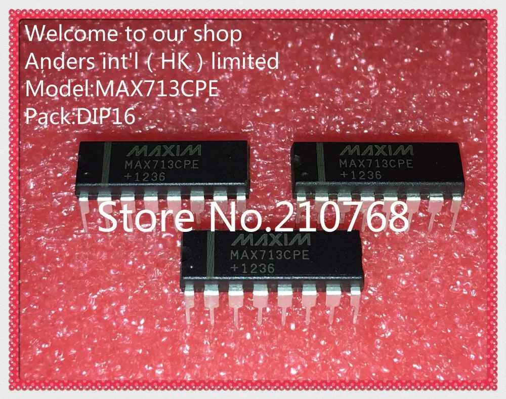 10pcs/lot MAX713CPE MAX713CPE+ MAX713C MAX713 DIP16|ic modulator|icic ...