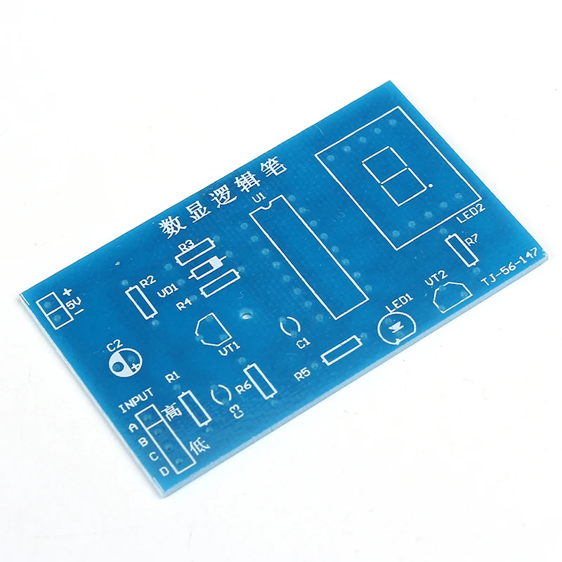 CD4511BE DIY Kit светодиодный дисплей цифровой логический тестовый модуль Logic Pen для