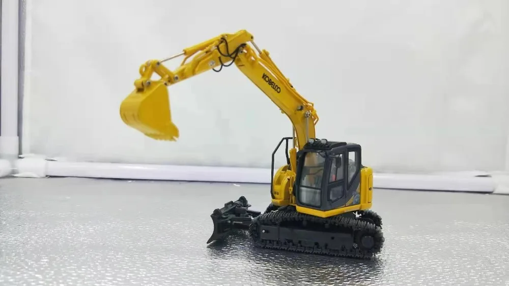 Коллекционная литая игрушка модель подарок ROS 1:50 KOBELCO ED160BR-5 Ультра маленький круглый экскаватор инженерное оборудование для украшения