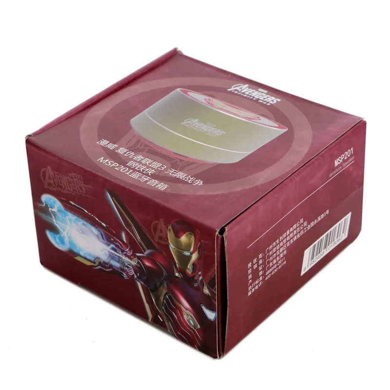 MARVEL/Marvel Bluetooth динамик Железный человек Американский капитан автомобиль бас