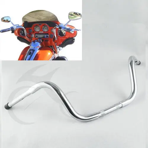 

Chrome Fat 1-1/4" 10" Ape Hanger Chubby Frisco HandleBar For Harley FLST FXST Custom Sportster XL