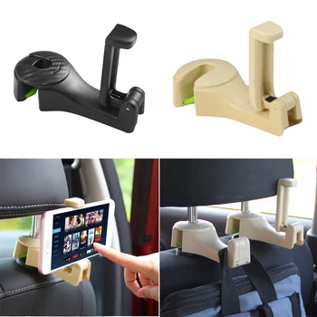

Multi-function Seatback Hook Mobile Phone Holder For Mercedes Benz W202 W220 W204 W203 W210 W124 W211 W222 X204 AMG CLK