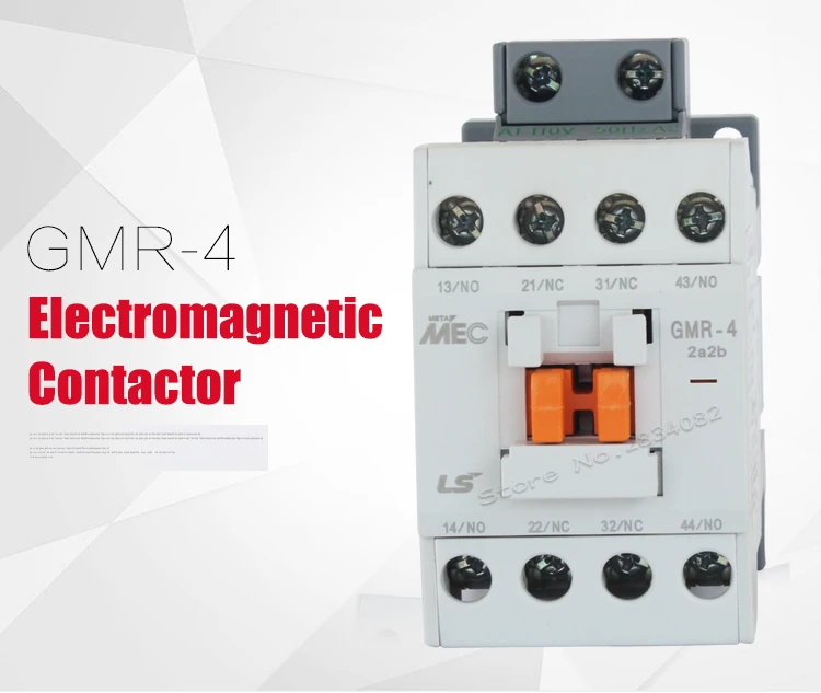 AC Контактор 2NO2NC 3NO1NC 4NO катушки напряжение AC24V AC110V переменного тока 36В AC380V AC220V GMR-4 реле