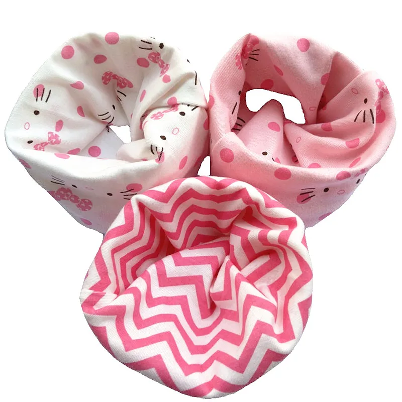 Зимний шарф для маленьких девочек, осенние детские шарфы, хлопковый шарф для новорожденных, детский шарф для мальчиков, воротник с круглым вырезом