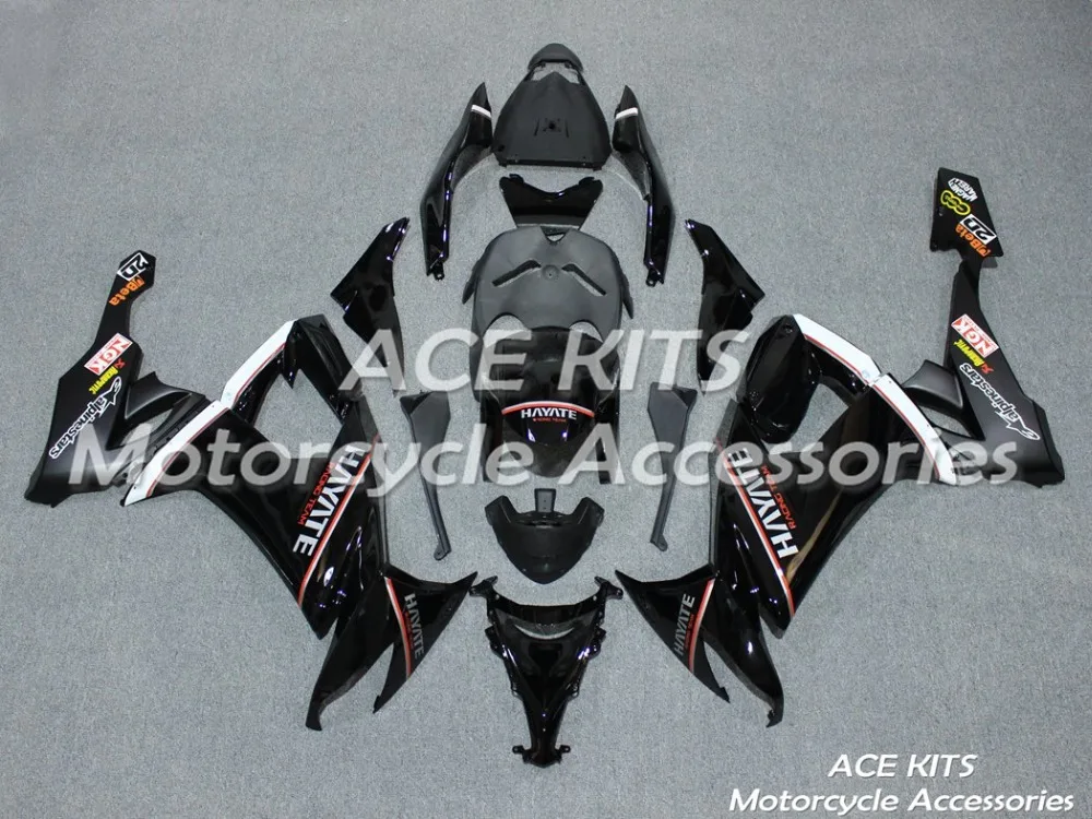 ACE Комплекты НОВЫЙ ABS мотоциклов обтекателя Для kawasaki Ninja ZX 10R 2008 2010 впрыска Кузов
