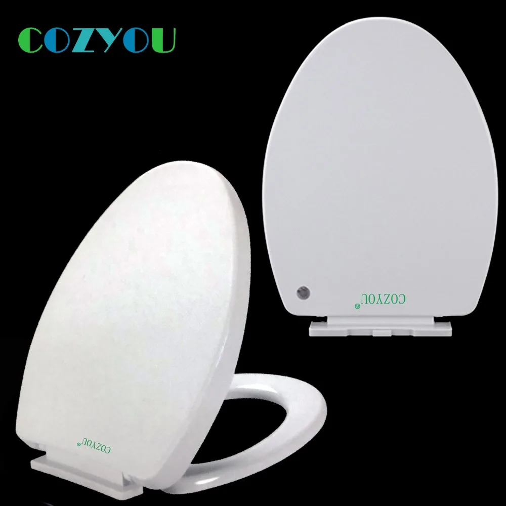 Мягкое закрывающее сиденье для унитаза COZYOU PP v образная форма БЫСТРОРАЗЪЕМНАЯ