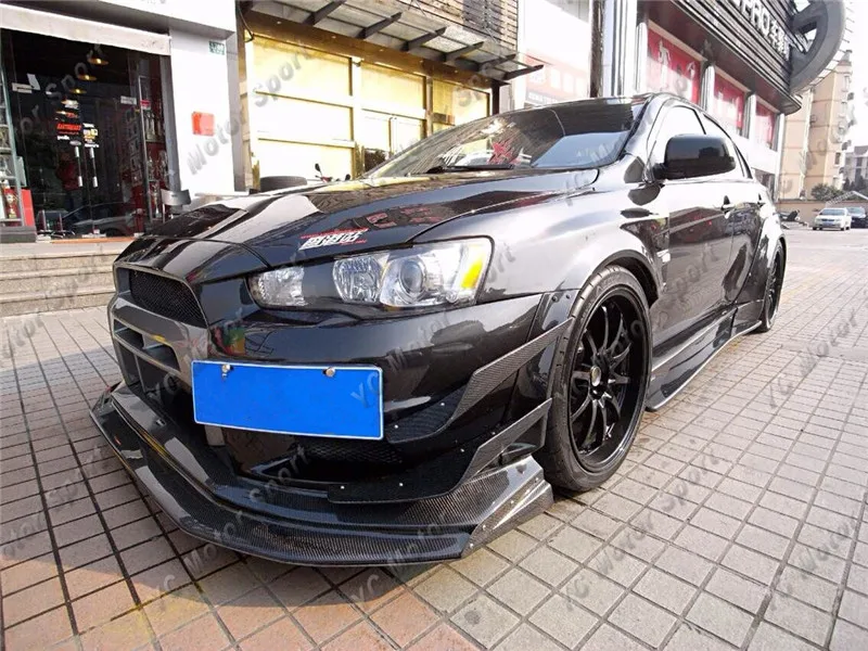 2008-2012 Mitsubishi Lancer Evolution X Varis Wide Body Version Style Body Kit PCF (5)