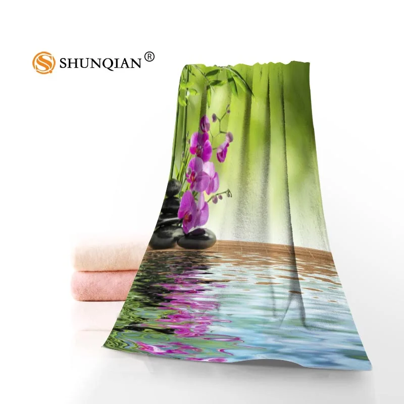 Новое заказное бамбуковое и каменное полотенце с принтом, Хлопковое полотенце для лица/банные полотенца из микрофибры, ткань для детей, мужчин, женщин, полотенце для душа s - Цвет: Towel