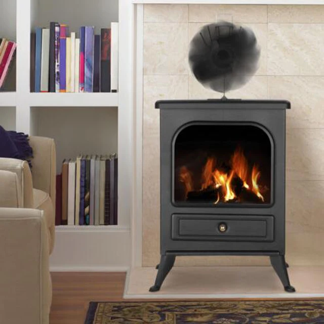 4 Blade Heat Powered Stove Fan Fireplace Fan Wood Burning Fan Eco friendly for Efficient Heat Distribution-in Chimeneas from Home & Garden on Aliexpress.com | Alibaba Group Cheap eco-friendly
