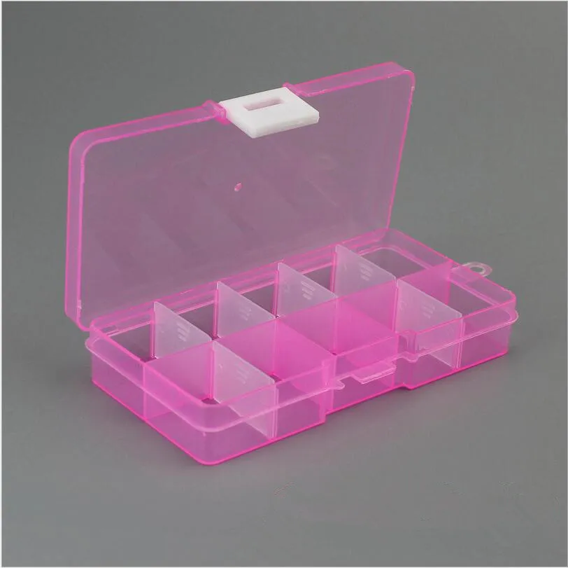10 Slots ( Adjustable) Plastic Jewelry Box Storage Case Craft Jewelry Organizer Beads Diy Jewelry Making joyero organizador Z28 10 Slots ( Adjustable) Plastic Jewelry Box Storage Case Craft Jewelry Organizer Beads Diy Jewelry Making joyero organizador Z28