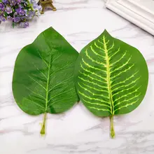 10 шт. Искусственный лист тропические Пальмовые Листья Имитация листьев для Гавайских Луау украшения для тематических вечеринок домашний декор для сада