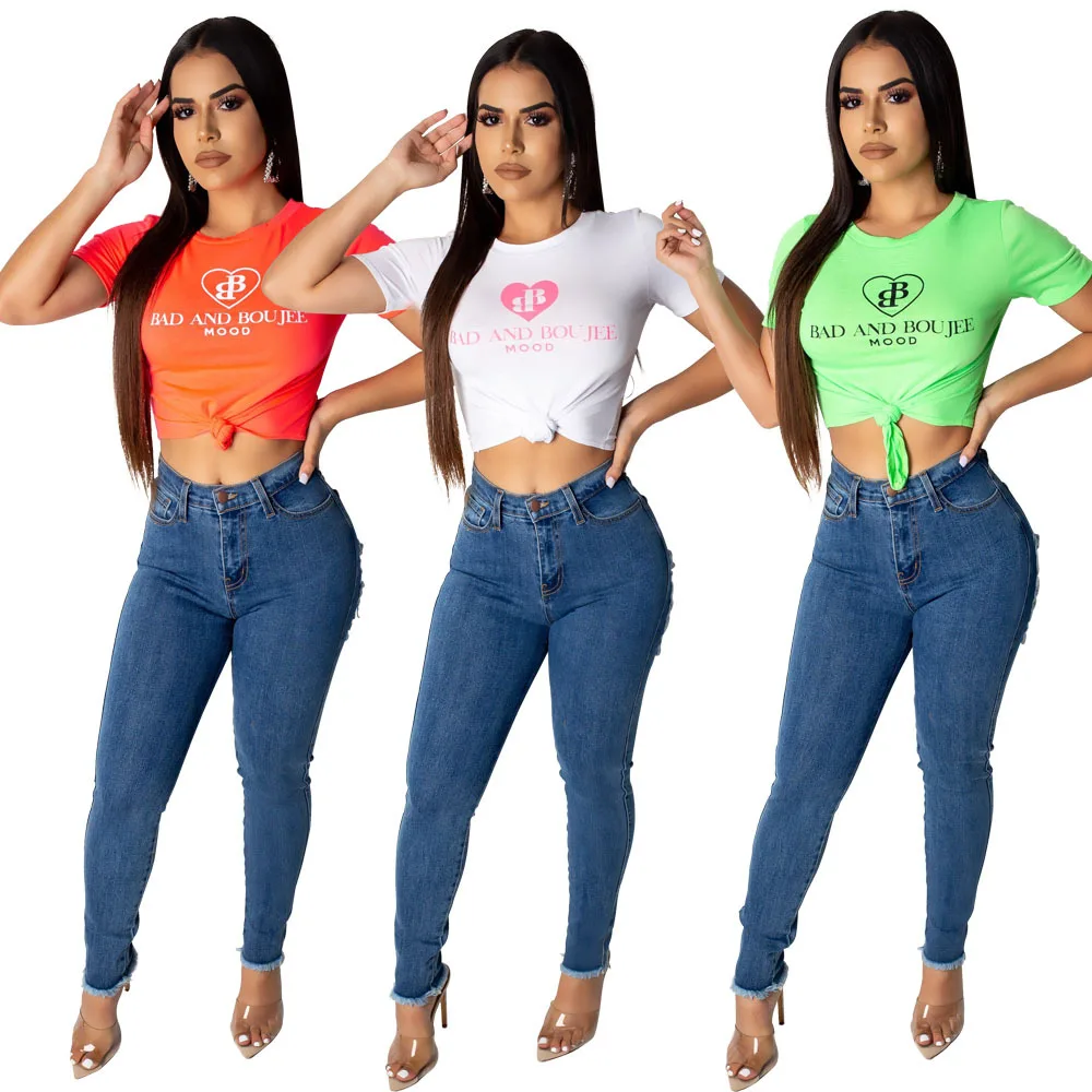 

New style women summer tops o neck print short sleeve t shirt ladies sexy female shirt clothes LWY6564