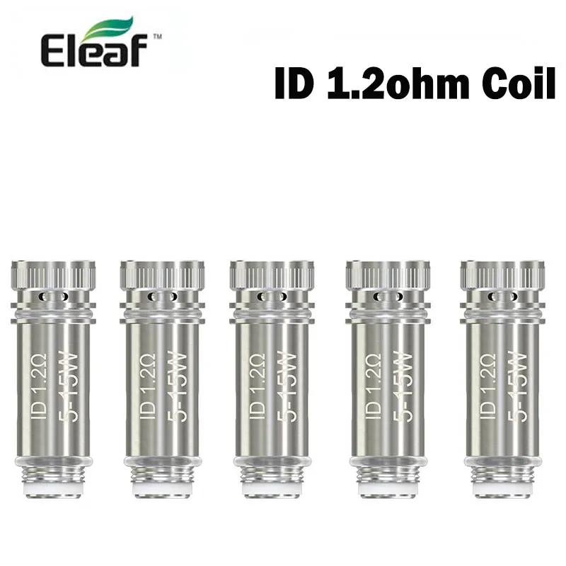 5 шт./лот Eleaf ID 1.2ом головка 5-15 Вт подходит для совместима с VW/Bypass/Smart mode Eleaf iCard Kit