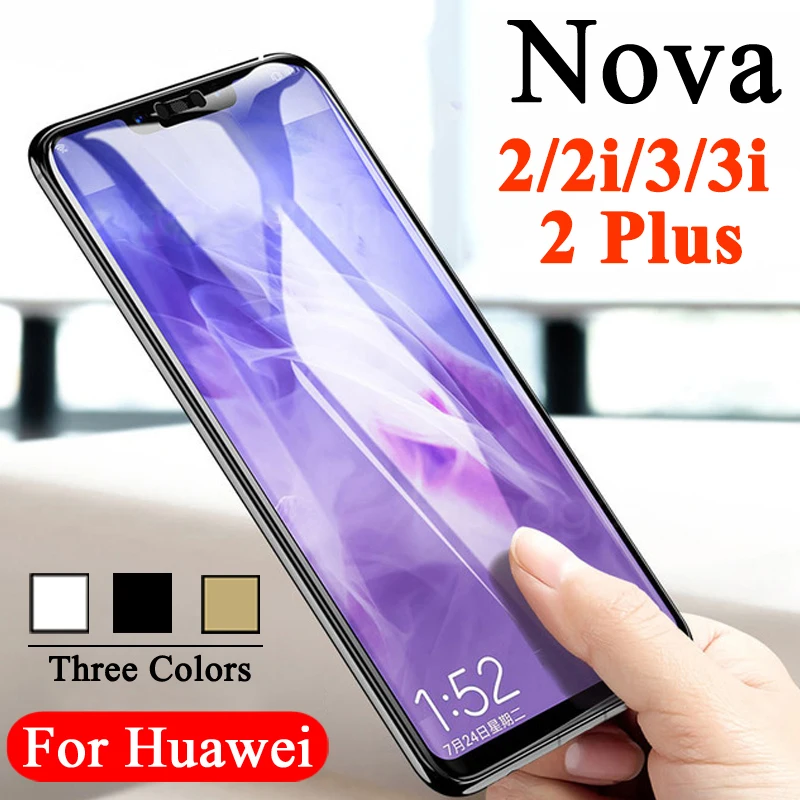 

Glass for huawei nova 3i 3 tempered glas 2 2i protective on i i2 i3 screen protector plus hauwei nova3 nova2 novo armor display