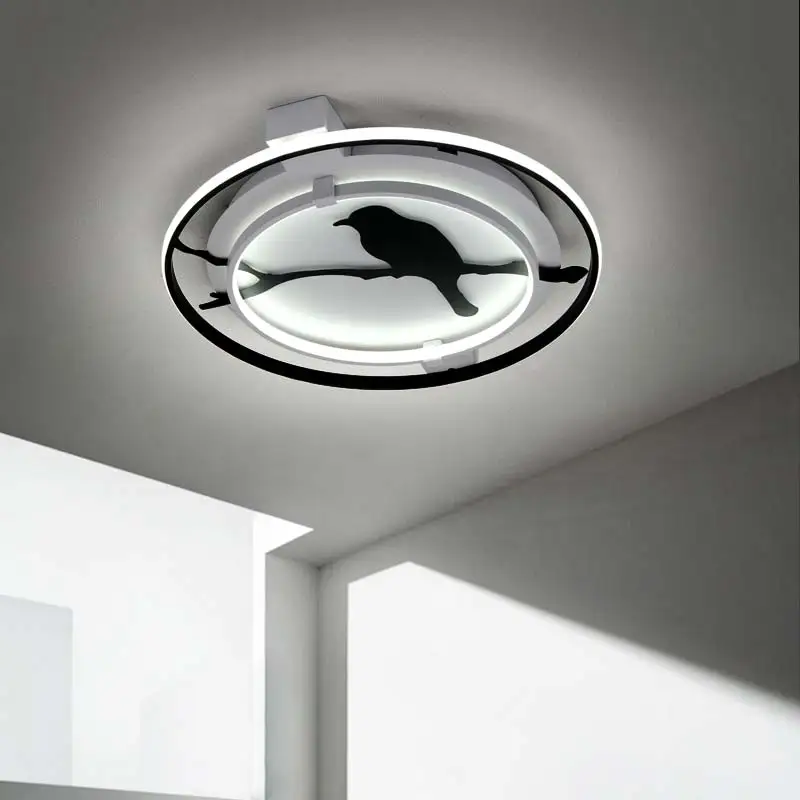 

Hot Modern Led Chandelier For Living Room Bedroom Study Room Home Deco Surface Mounted Ceiling Chandelier Lighting with Remote