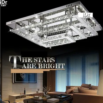 

modern Europe crystal LED ceiling light for living room bedroom light LED lighting Bedroom lamp Hall High-grade light