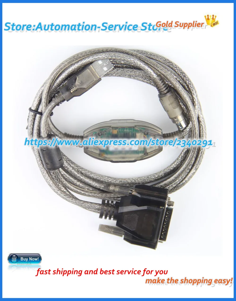 USB-SC09 FTDI FT232RL FOR FX3U A Series PLC New Programming Cable | Электроника