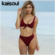Sexy Bikini Two Pieces Swimsuit Tankini women Swimming suits Beachwear Solid white black Swimwear New Arrival Bowtie Burgundy oiyeefo 6 colors white diamond bikini luxury swimsuit swimwear female two pieces swimming suits for women beach may shiny plavky
