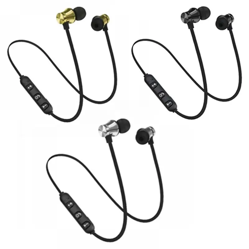 

Magnetic Wireless Bluetooth V4.2 Earphone Sports Stereo Earbuds Headset With Microphone for iPhone Samsung Xiaomi Cellphones