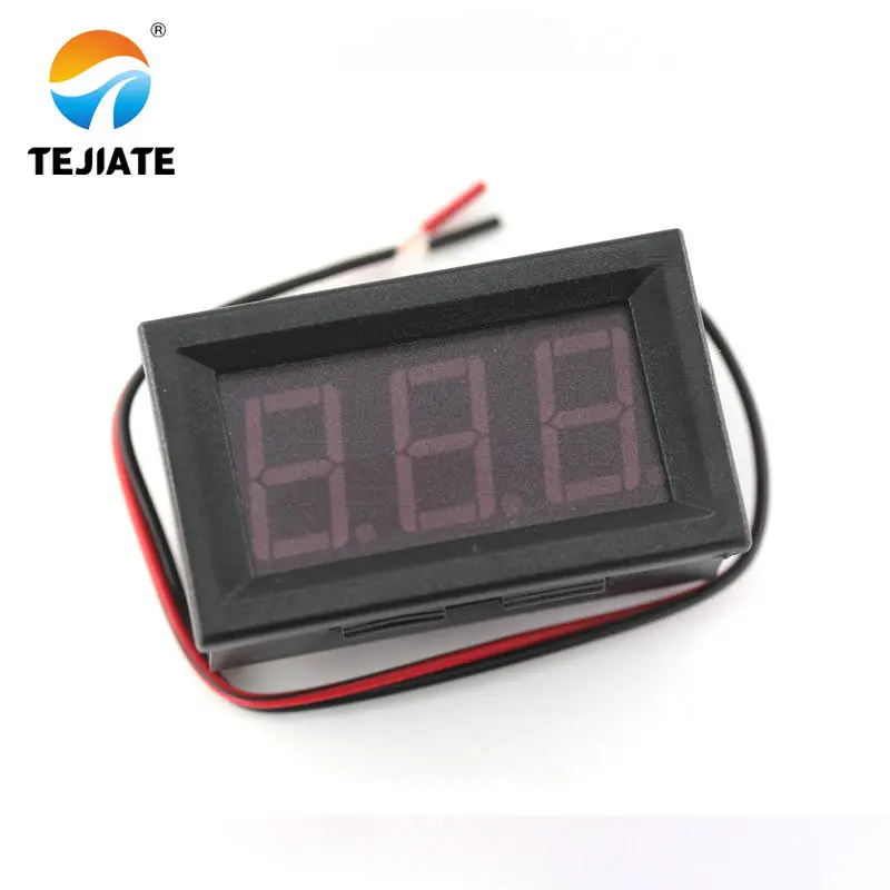 

AC 70-500V 0.56" LED Digital Voltmeter Voltage Meter Volt Instrument Tool 2 Wires Green Display 110V 220V DIY 0.56 Inch