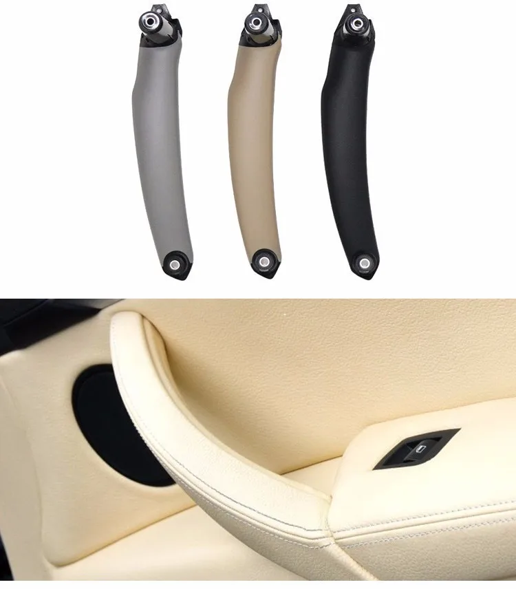 Car Inner Handle Interior Door Panel Pull Trim Cover case For BMW X5 E70 2007 2013 X6 E71 E72