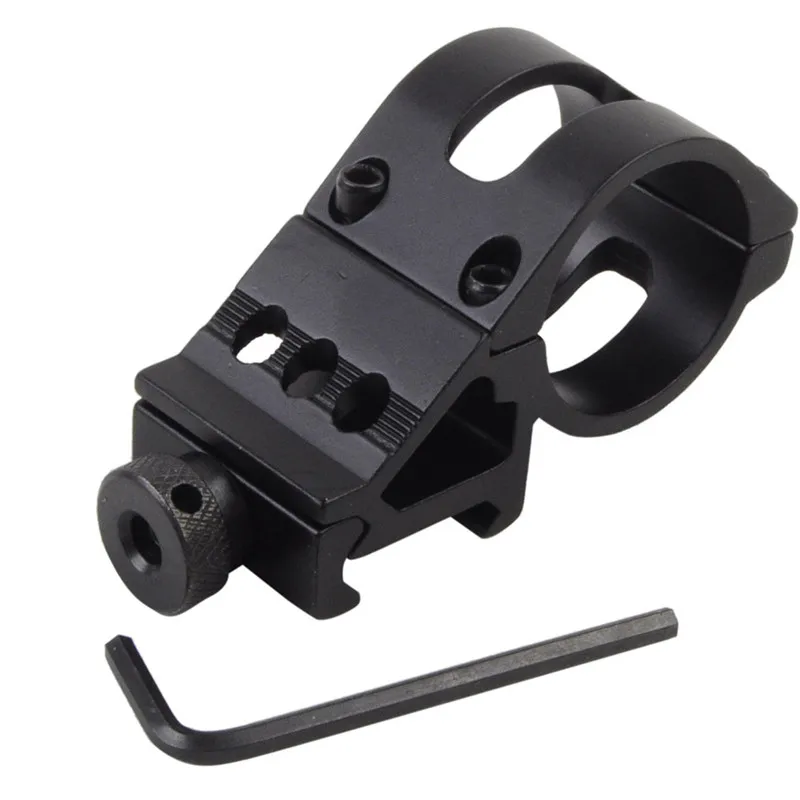 45 درجة تعويض حلقة مصباح يدوي حامل جبل صالح لل 20mm Picatinny السكك/ويفر السكك الحديدية ل 25.4mm 30mm أنبوب مع QD سريعة الإصدار قاعدة