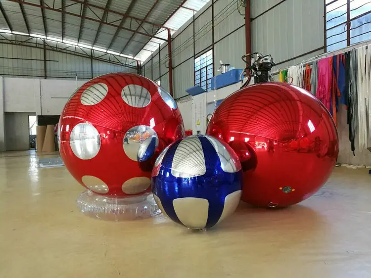 Надувной зеркальный шар из ПВХ диаметром 3 м/декоративный используемый для