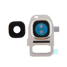 New Original Back Rear Camera Lens Ring Cover Part With Bezel and Adhesive for Samsung Galaxy S7 G930 G930F / S7 Edge G935