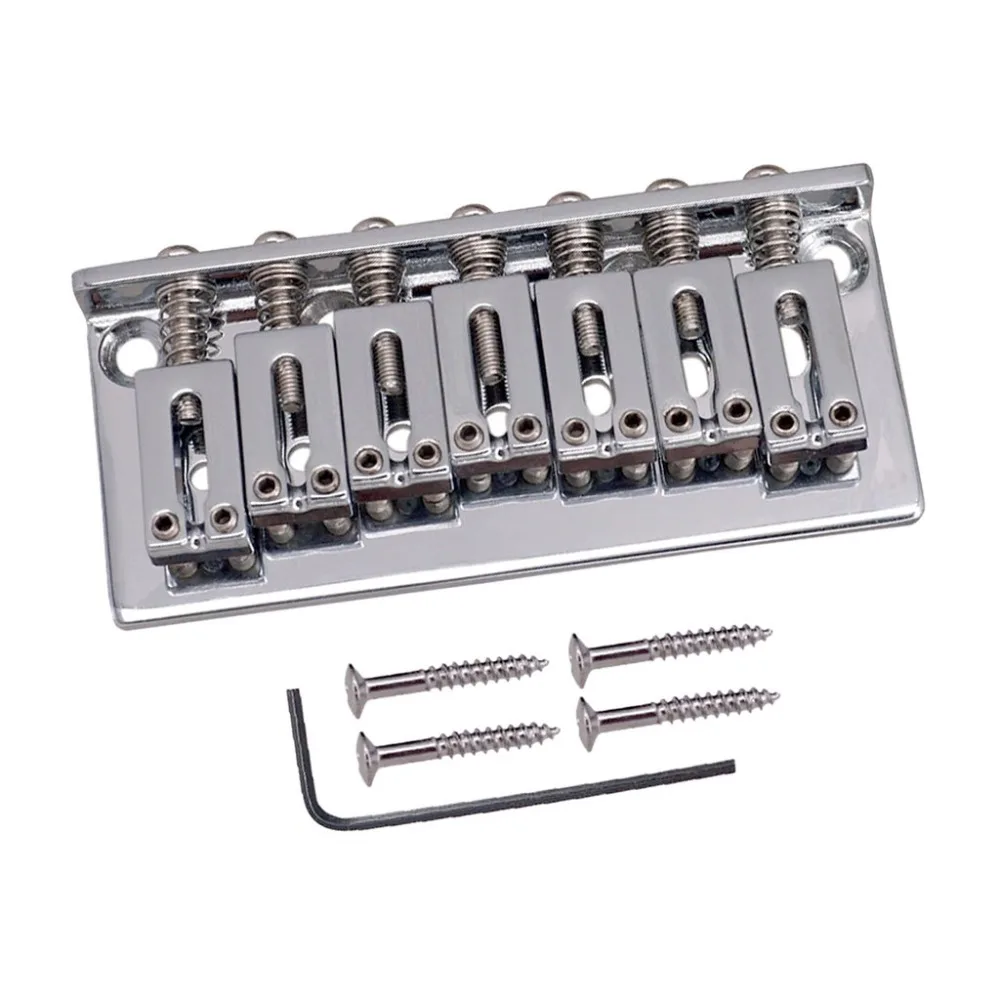 7 String Fixed Saddle Bridge for Electric Guitar Strings Through Body | Спорт и развлечения