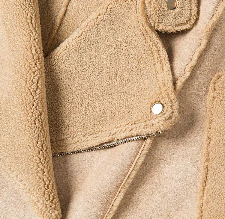 suede leather cape khaki 15