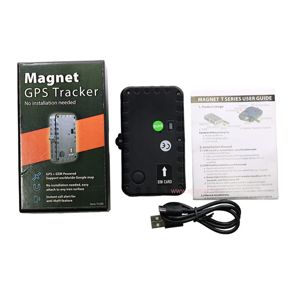 Магнитный GPS трекер для автомобиля водонепроницаемый в режиме ожидания 90 дней