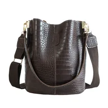 Alligator Women Crossbody Bag Fashion Women Shoulder Bags Famous Brand Pu Leather Handbags Vintage Bolsos Mujer Large Capacity Alligator Women Crossbody Bag Fashion Women Shoulder Bags Famous Brand Pu Leather Handbags Vintage Bolsos Mujer Large Capacity
