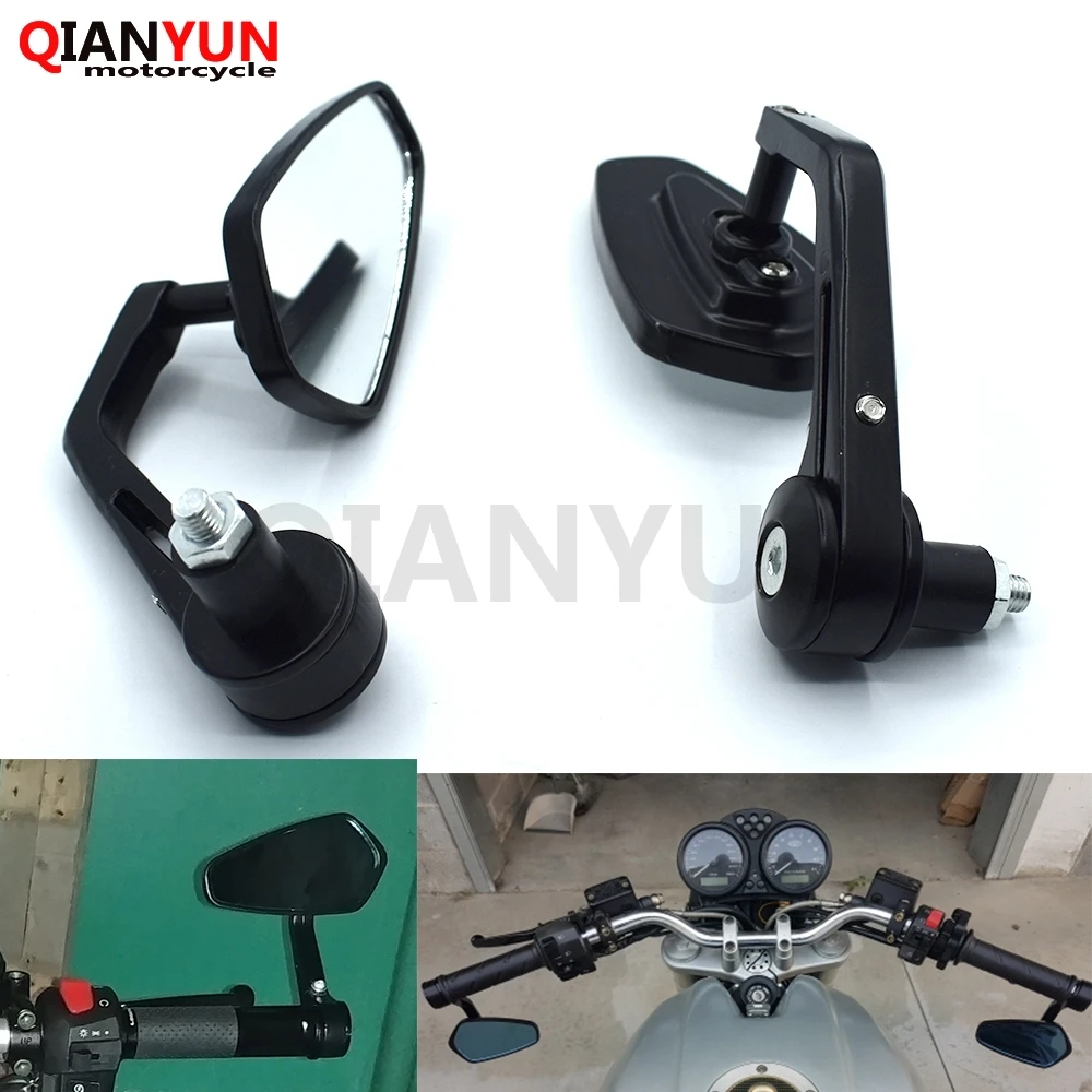 

Universal motorcycle mirror handle rod end mirror black 7/8" 22mm For Suzuki GSXR600 GSXR750 GSXR1000 TL1000S DL650 V-STROM