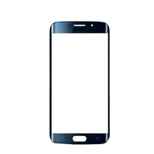 10pcs Gold White Blue Original for SamsungS6 Edge G9250 G925 G925F Glass Replacement Repair Part Lens Outer LCD Front Screen