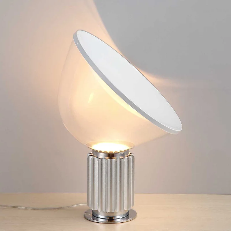 

Nordic Glass Shade LED Table Lights Radar Desk Lamps Decoration Lamp Satellite Lamp Bedroom Bedside Lighting Table Lamp Flexible