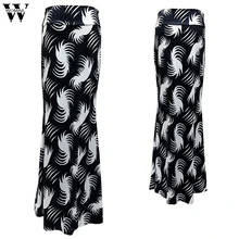 Женская юбка, женская летняя юбка, юбка макси с принтом, легкие вечерние, повседневные, пляжные, новая мода, высокое качество,, Прямая поставка, A24