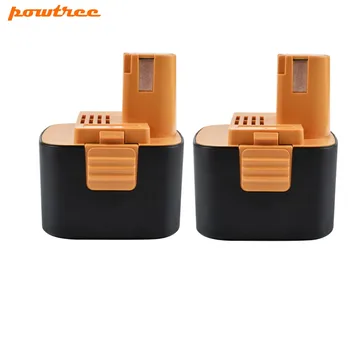

Powtree 2pcs 3.5AH Ni-MH Battery for Panasonic EY9200 EY9201 EY9001 EY9101 EY9106B EY9108 12 Volt Cordless Drill Driver